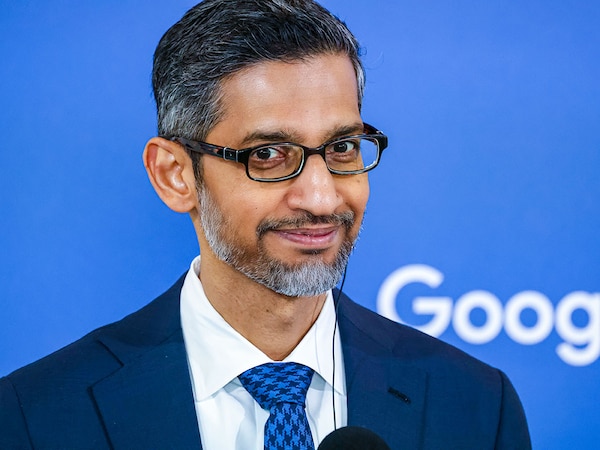 Sundar Pichai, CEO of Google, one of the top websites in the world.