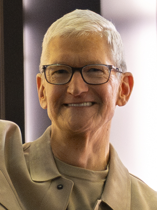 Tim Cook, CEO of Apple, one of the top websites in the world.