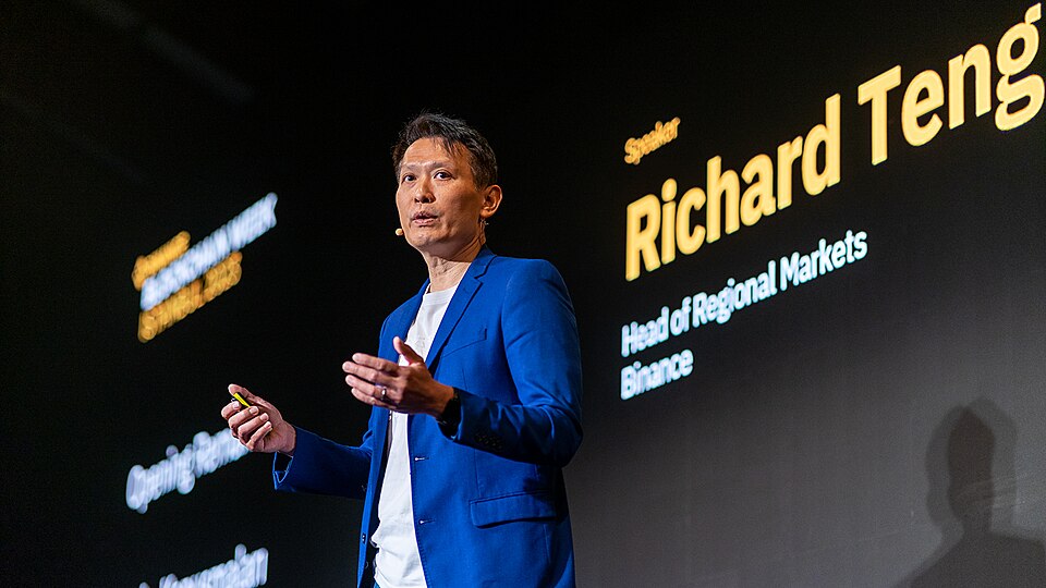 Richard Teng, CEO of Binance, one of the top websites in the world.